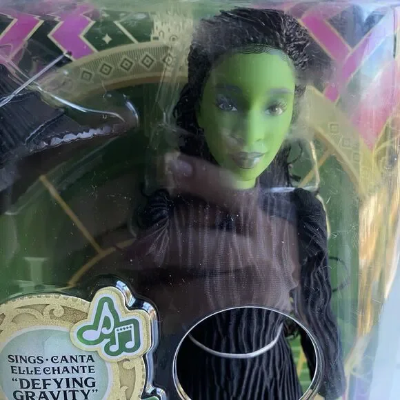 COLLECTIBLE MATTEL Wicked Movie SINGING ELPHABA Doll MISPRINT ERROR - Picture 2 of 6